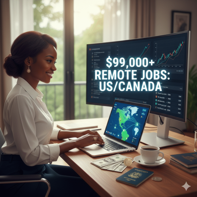 Remote Opportunities: $99,000+ Online Jobs in USA & Canada for Africans—Data Entry, HR, & Compliance Roles Available Now!